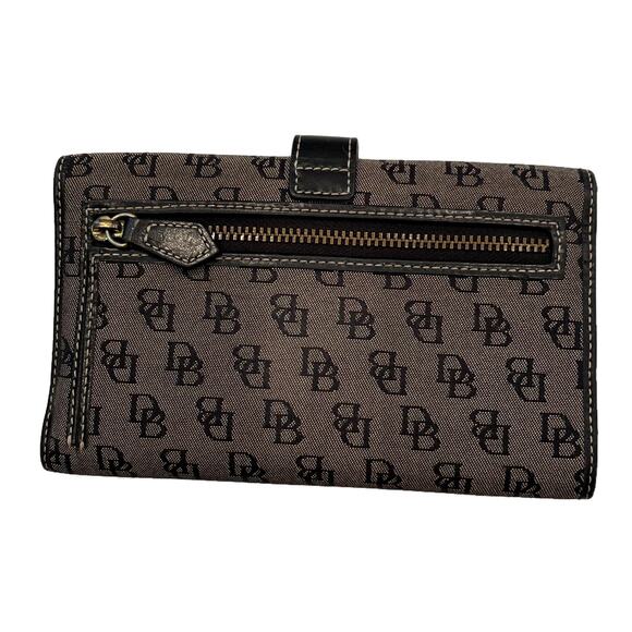 Dooney & Bourke Monogram Wallet with Clasp - Picture 2 of 13